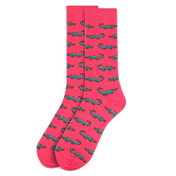 Men's Alligator Novelty Socks - Picture 2 of 2